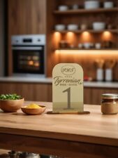 Segna tavolo in plexiglass personalizzato Logo numeri tavoli  B&B RISTORANTE BAR