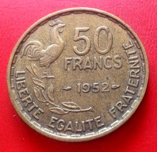 Monnaie france francs 1952 - monnaie,