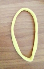 Fascia elastica Fascetta Capelli Elastico testa Calcio Tennis sport giallo A345