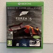 GIOCO FORZA MOTORSPOSRT 5 XBOX ONE COMPLETO ITALIANO TESTATO OTTIMO