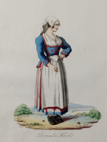 Antico acquarello del - del, 1838