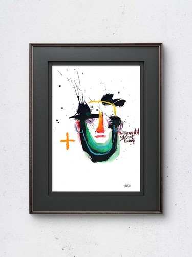 Faris ritratto inchiostro - faris-ritratto, a