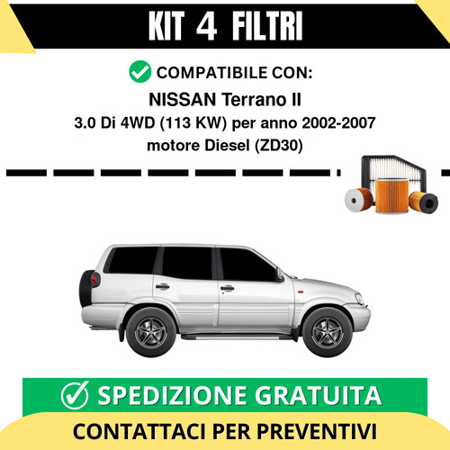 Kit filtri tagliando per - 4,
