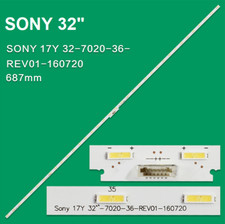 KIT 1 BARRA STRIP LED TV SONY