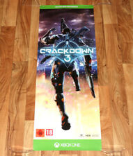 Crackdown 3 Xbox One raro poster promozionale negozio di giochi 105x38 cm