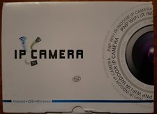 TELECAMERA IP CAMERA HD 720P WIRELESS LED IR LAN MOTORIZZATA WIFI RETE INTERNET.