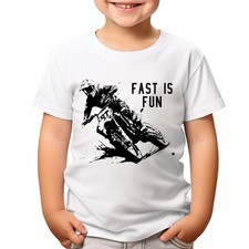 T-shirt Fast Is Fun Dirt Biker