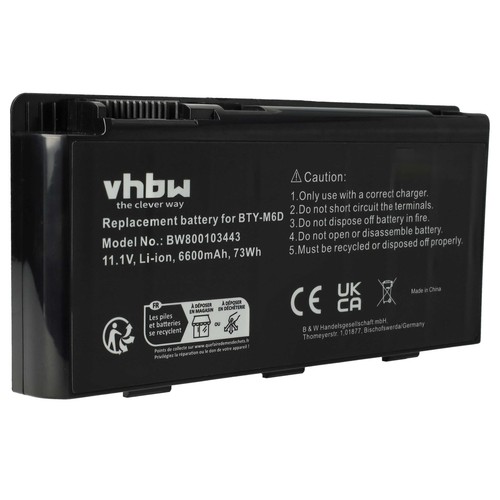 Batterie pour msi - batterie, megabook