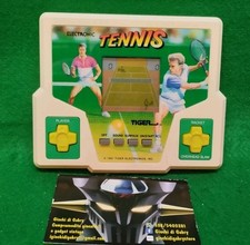 Videogioco portatile LCD Electronic GIG TIGER, Titolo TENNIS 1988, Working!