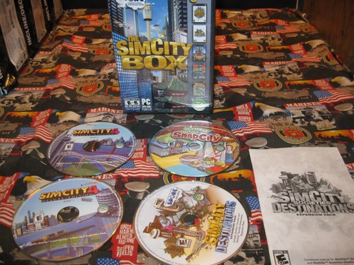 Simcity box - box, (pc,
