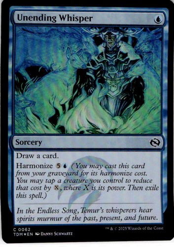 Mtg unending whisper tarkir - whisper,