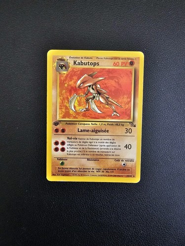Carte pokémon kabutops - kabutops, 24/62