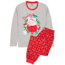 Peppa Pig Set Pigiama Natale Papà Pig Uomo (NS6667)
