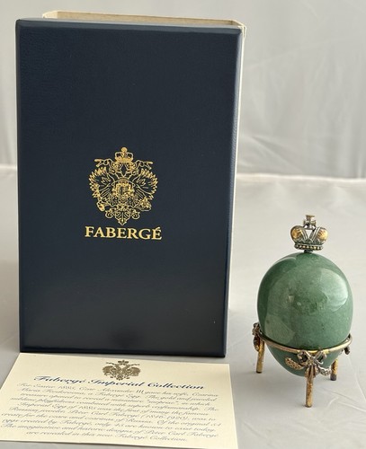 Raro faberge imperial green - faberge,