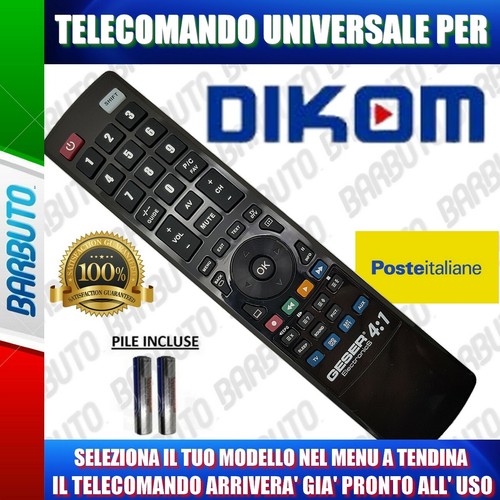 Telecomando universale dikom - telecomando,