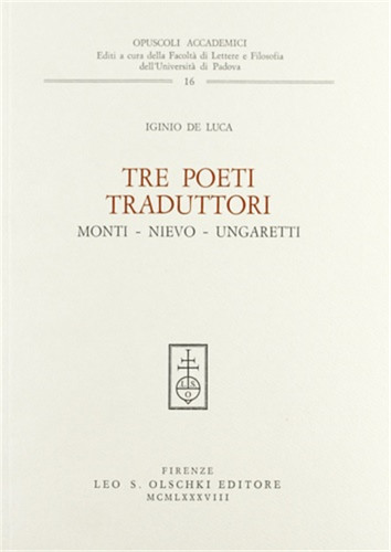 Luca igino tre - tre, poeti
