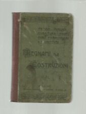 Legnami da costruzioni (prezzi, misure ecc..) Manuale 1905, Cacciari ACCETTABILE