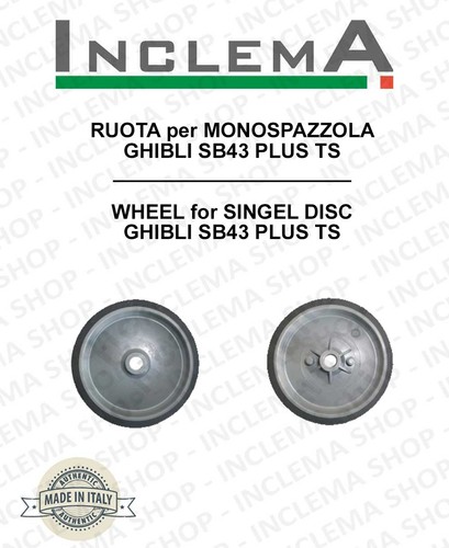 Ruota per monospazzola ghibli - monospazzola,