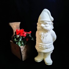Gnomo Nano Da Giardino In Gesso. Nuovo