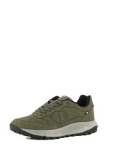 Sneakers stringate uomo verde