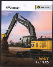 Brochure escavatore idraulico cingolato John Deere 350G e 380G LC, serie G