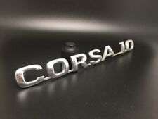 OPEL CORSA 1.0 LOGO SIGLA EMBLEMA FREGIO STEMMA SCRITTA TARGHETTA BADGE TARGA