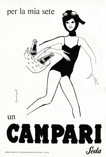 Pubblicita 1966 campari soda - 1966,
