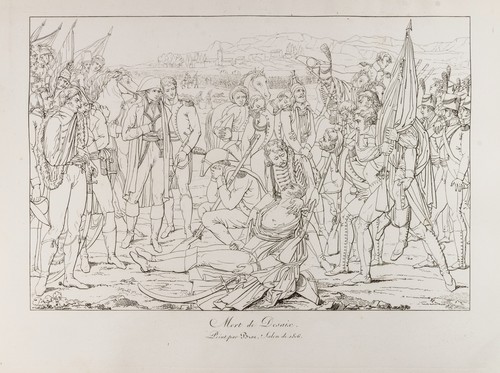 Incisione 1876 battaglia di - battaglia,