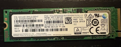 Samsung 512gb opal2 pcie nvme - opal2,