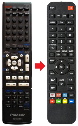 Telecomando adatto per pioneer - telecomando,