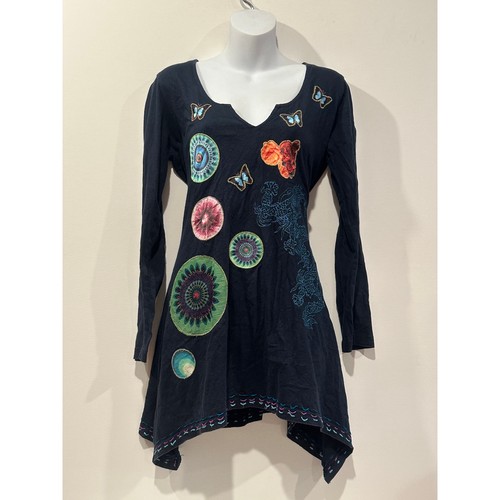 Abito tunica vintage desigual - abito,