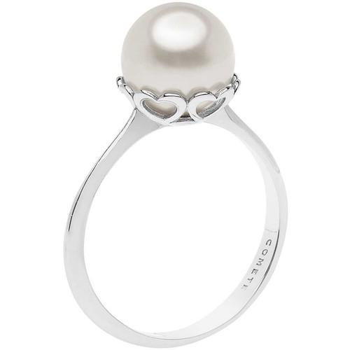 Comete anello perla cuori in - e,