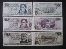 ARGENTINA 5+10+50 Pesos