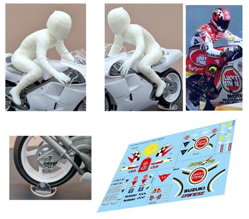 Figure rear stander and - 1/12, stander 