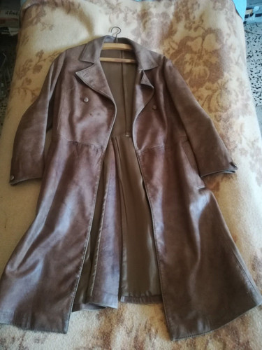 Soprabito pelle marrone - soprabito,