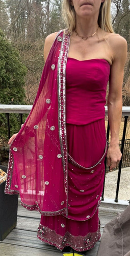 Abito sari fatto mano - fatto, a