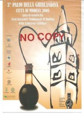 Modena 26.4.2008, Palio Ghirlandina, Aceto Balsamico tradizionale. Alimentazione