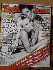 Rolling Stone Magazine N.868 May 10,2001 Pamela Anderson Tommy Lee / Bono U2