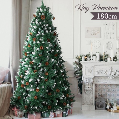 Albero natale innevato king - natale,