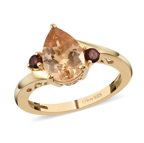 Anello pera granati pesca - , moda