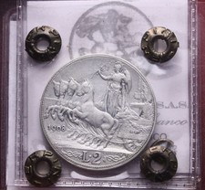 Veiii lire argento 1908 - nl*,