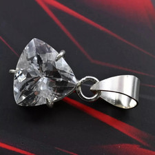 Ciondolo Zaffiro Bianco Taglio