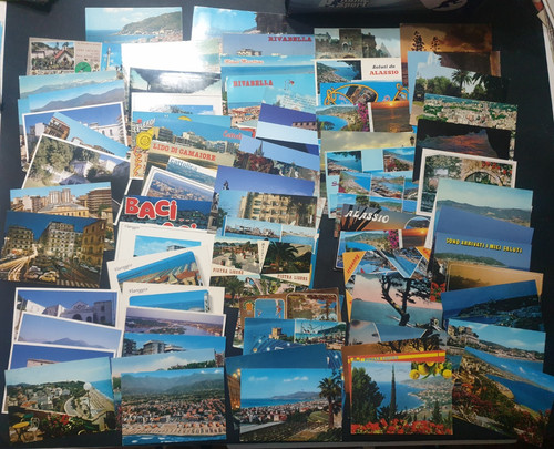 Lotto cartoline italia - lotto, 80