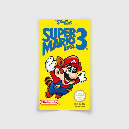 étiquette nes label super - nes,