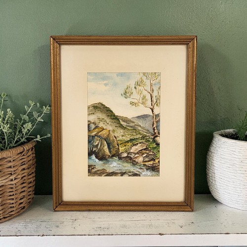 Vintage acquerello arte