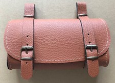 BORSA SOTTOSELLA BICI BICICLETTA ECO PELLE MARRONE VINTAGE