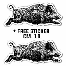 adesivo CINGHIALE BOAR car