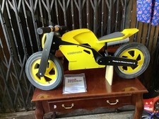 kiddimoto balance bike giallo