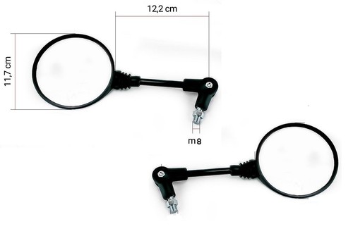 Coppia specchietti manubrio - specchietti,