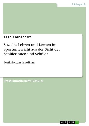 Soziales lehren und - lehren, lernen